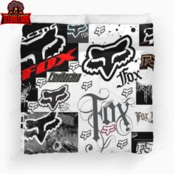 Fox Motocross Racing Picture Collage Duvet Cover Bedding Sets