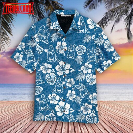 French Bulldog Funny Summer Hawaiian Shirt V2