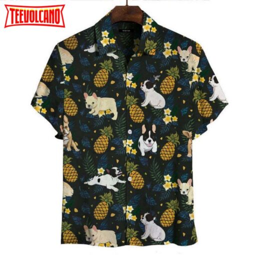 French Bulldog Funny Summer Hawaiian Shirt V3