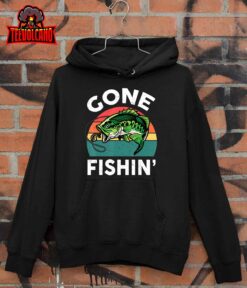 Funny Gone Fishing-Shirt Bass Fish Kid Boy Men Women Toddler T-Shirt