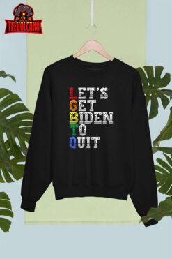 Funny LGBTQ Anti Biden – Let’s Get Biden To Quite T-Shirt