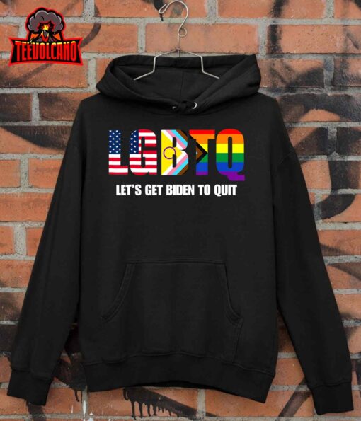 Funny LGBTQ Anti Biden – Let’s Get Biden To Quite T-Shirt