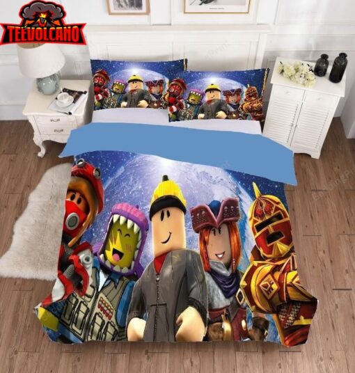 Game Roblox 3d Bag For Kids Dup Duvet Cover Bedding Sets