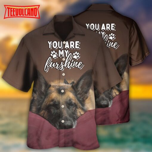 German Shepherd Sleepy Dog You Are My Furshine Hawaiian Shirt