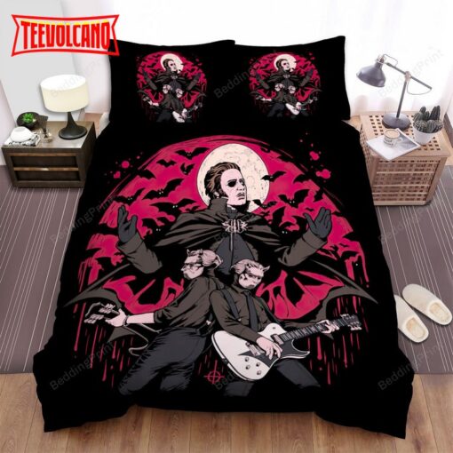 Ghost Music Band And The Bats Bed Sheets Duvet Cover Bedding Sets