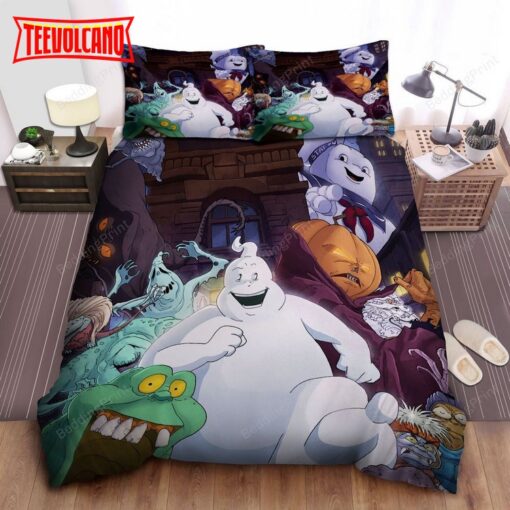 Ghostbusters All Ghosts In One Cartoon Artwork Duvet Cover Bedding Sets