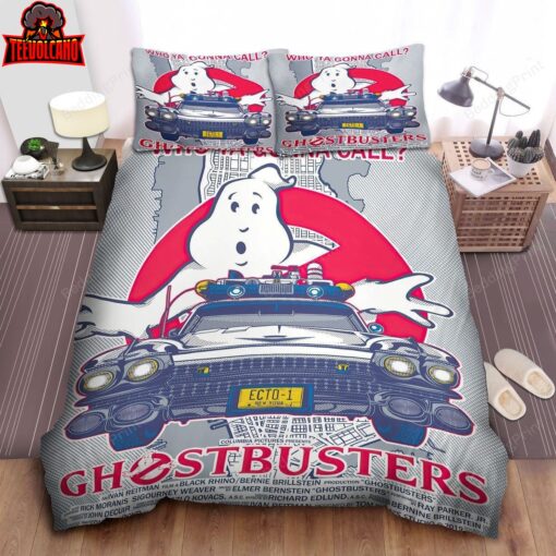 Ghostbusters Who Ya Gonna Call Duvet Cover Bedding Sets