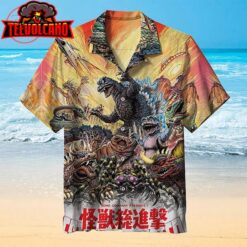 Godzilla Movie Hawaiian Shirt