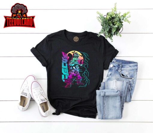 Godzilla Neon Mechagodzilla T-Shirt