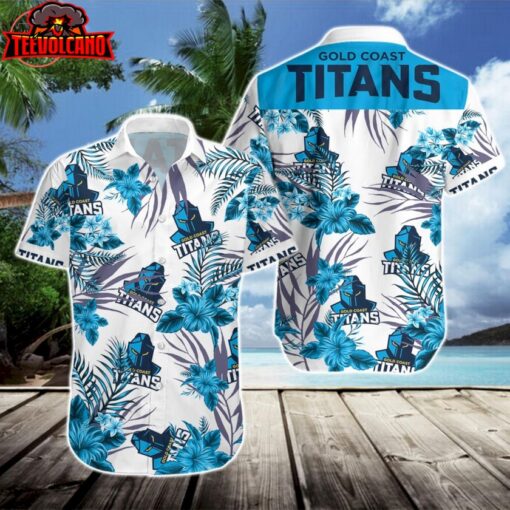 Gold Coast Titans Hawaiian Shirt