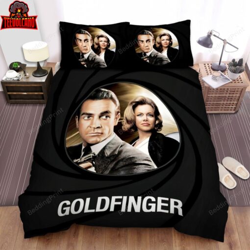 Goldfinger 007 James Bond Movie Poster Bedding Sets