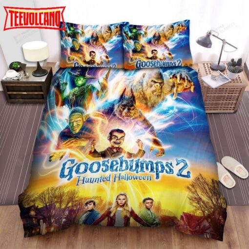 Goosebumps 2 Haunted Halloween 2018 Only In Cinemas Movie Poster Bedding Sets