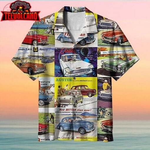 Great British Cars Hawaiian shirt