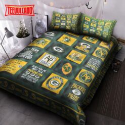 Green Bay Packers V10 Duvet Cover Bedding Sets