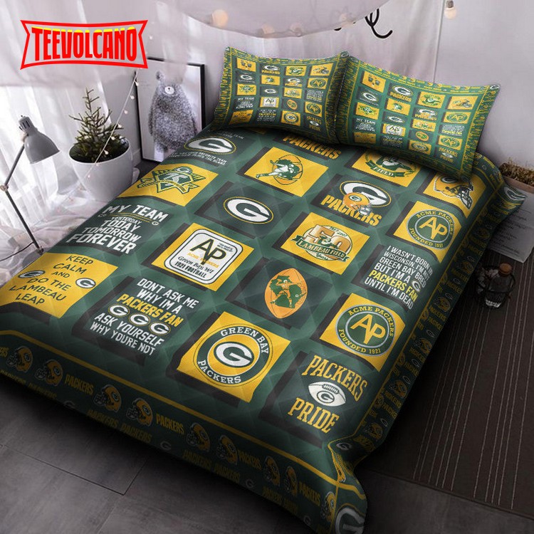 Green Bay Packers V10 Duvet Cover Bedding Sets