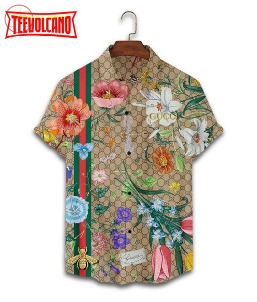 Gucci Flower 2022 Luxury Combo Hawaiian Shirt Shorts