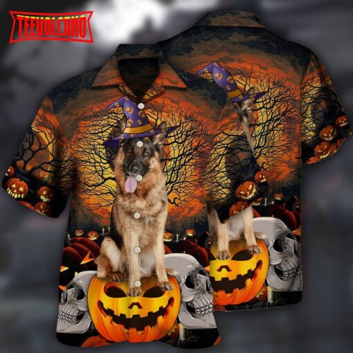 Halloween German Shepherd My Lovely Dog Hawaiian Shirt