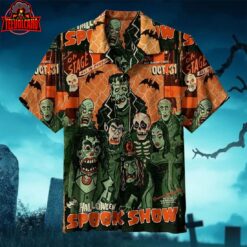 Halloween Spook Show Hawaiian Shirts