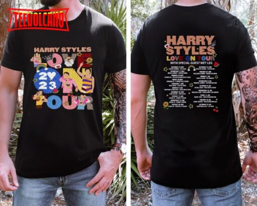 Harry Love On Tour 2023 Double Side T-shirt