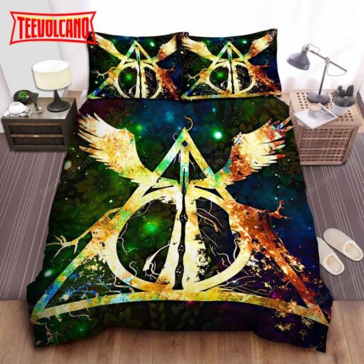 Harry Porter &amp Order Of The Phoenix Art Symbol Duvet Cover Bedding Sets