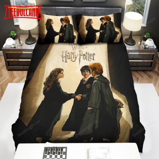 Harry Porter Ron &amp Hermione Friendship Painting Duvet Cover Bedding Sets