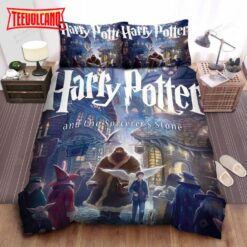 Harry Potter &amp Hagrid In Diagon Alley Illustration Bedding Sets