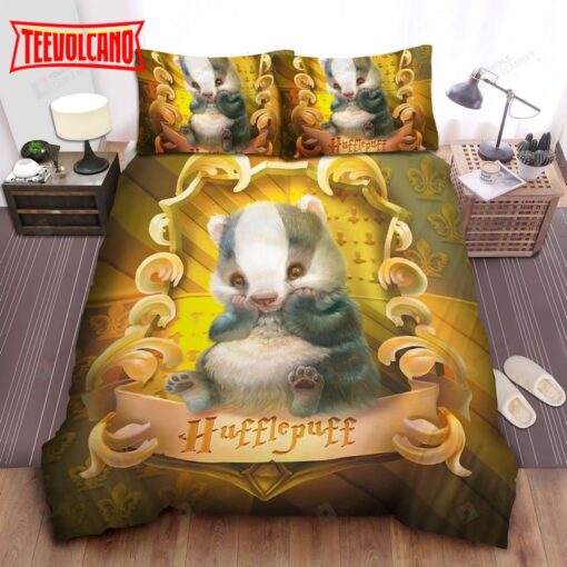 Harry Potter Cute Little Badger Symbol Of House Hufflepuff Bedding Sets