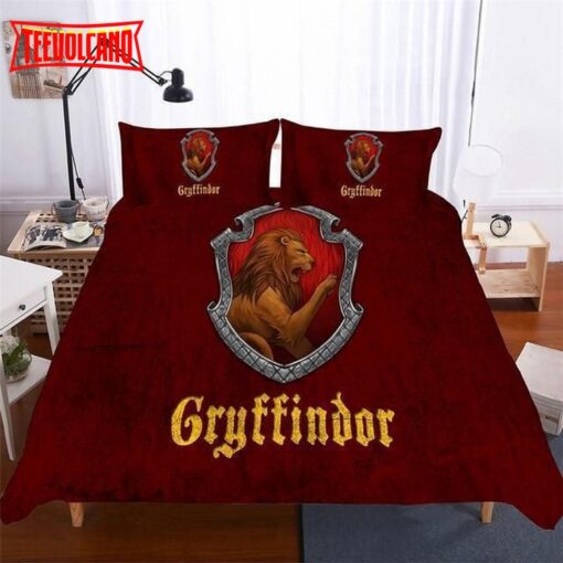 Harry Potter Gryffindor Campus Badge Duvet Cover Bedding Sets