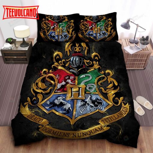Harry Potter Original Hogwarts Crest Duvet Cover Bedding Sets