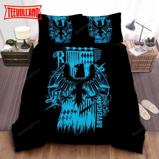 Harry Potter Symbol Of House Ravenclaw Wit Wisdom And Creativity Bedding Set