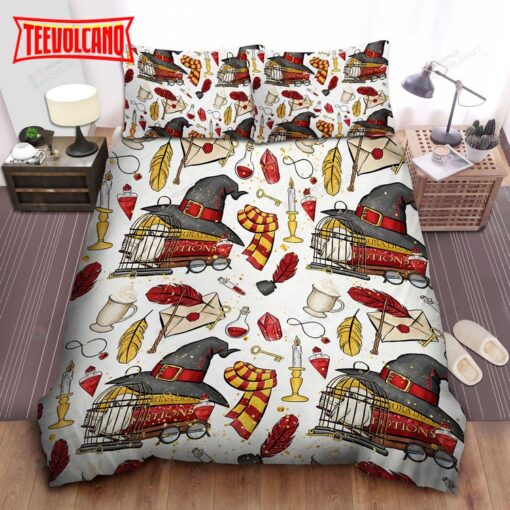 Harry Potter Wizard Equipment In The First Year At Hogwarts Bedding Sets