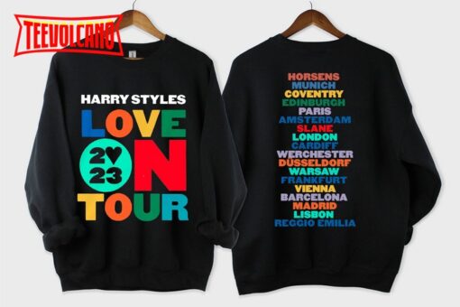 Harry Styles Love On Tour Double Sided T-Shirt Fantastic