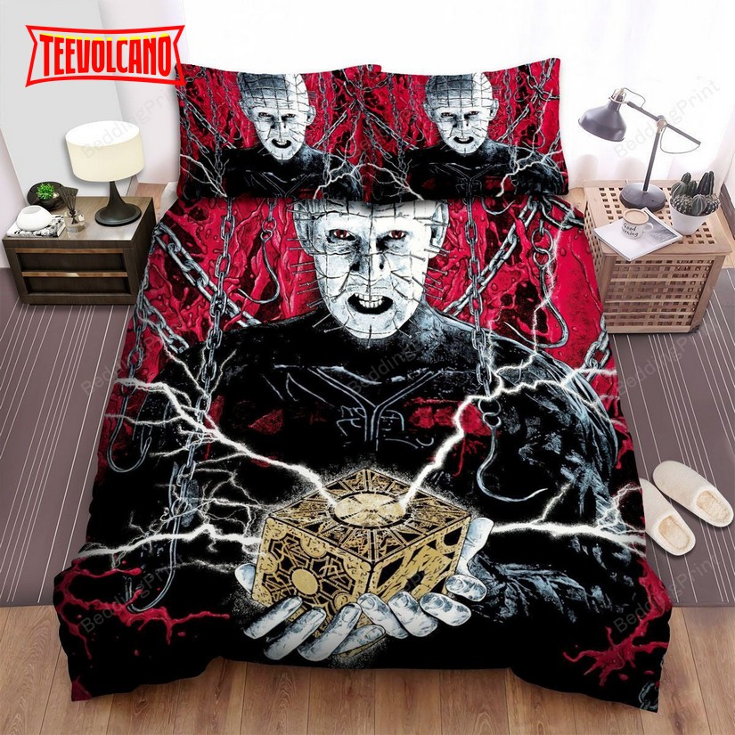 Hellraiser He'll Tear Your Soul Apart Movie Poster Duvet Cover Bedding Sets