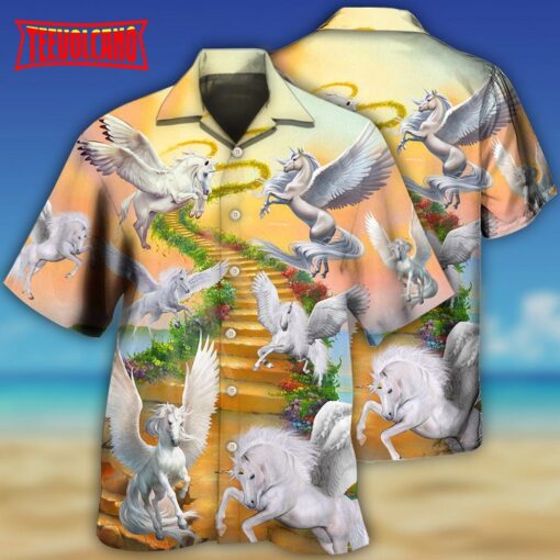 Horse Paradise Dream Style Hawaiian Shirt