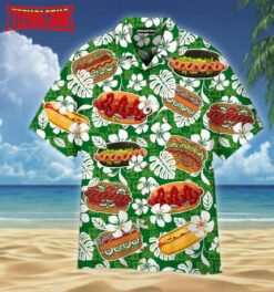 Hot Dog Hawaiian Shirt