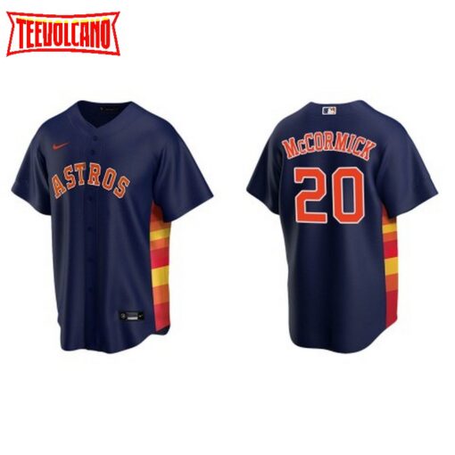 Houston Astros Chas McCormick Navy Alternate Replica Jersey