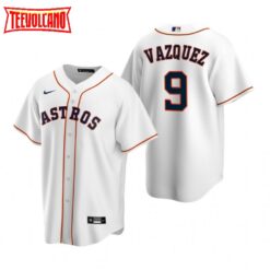 Houston Astros Christian Vazquez White Home Replica Jersey