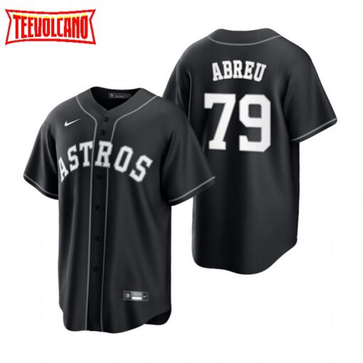 Houston Astros Jose Abreu Black White Fashion Replica Jersey