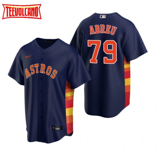 Houston Astros Jose Abreu Navy Alternate Replica Jersey