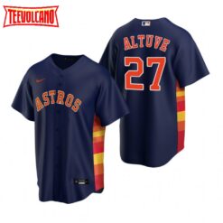 Houston Astros Jose Altuve Navy Replica Jersey