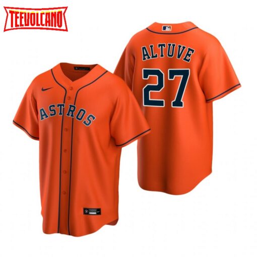 Houston Astros Jose Altuve Orange Replica Jersey