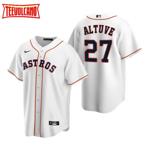 Houston Astros Jose Altuve White Replica Jersey