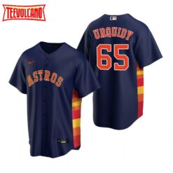 Houston Astros Jose Urquidy Navy Alternate Replica Jersey