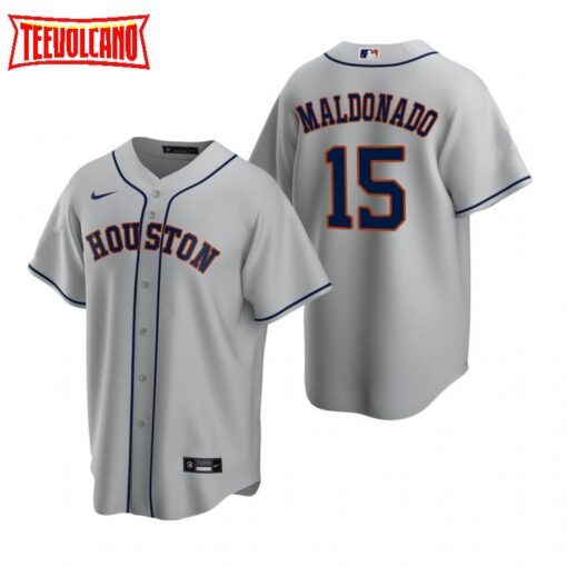 Houston Astros Martin Maldonado Gray Road Replica Jersey