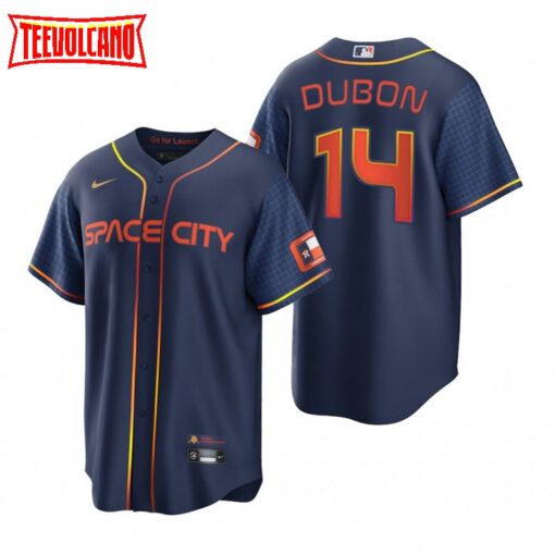 Houston Astros Mauricio Dubon Navy 2022 City Connect Replica Jersey