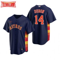 Houston Astros Mauricio Dubon Navy Alternate Replica Jersey