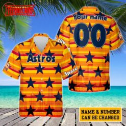 Houston Astros Space Personalized Hawaiian Shirt