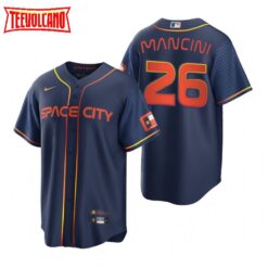 Houston Astros Trey Mancini Navy 2022 City Connect Replica Jersey