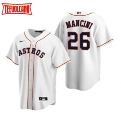 Houston Astros Trey Mancini White Home Replica Jersey