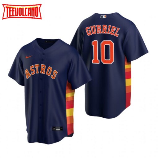 Houston Astros Yuli Gurriel Navy Replica Alternate Jersey